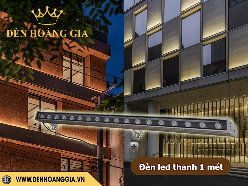 Đèn led thanh 1 mét chiếu hắt mặt tiền