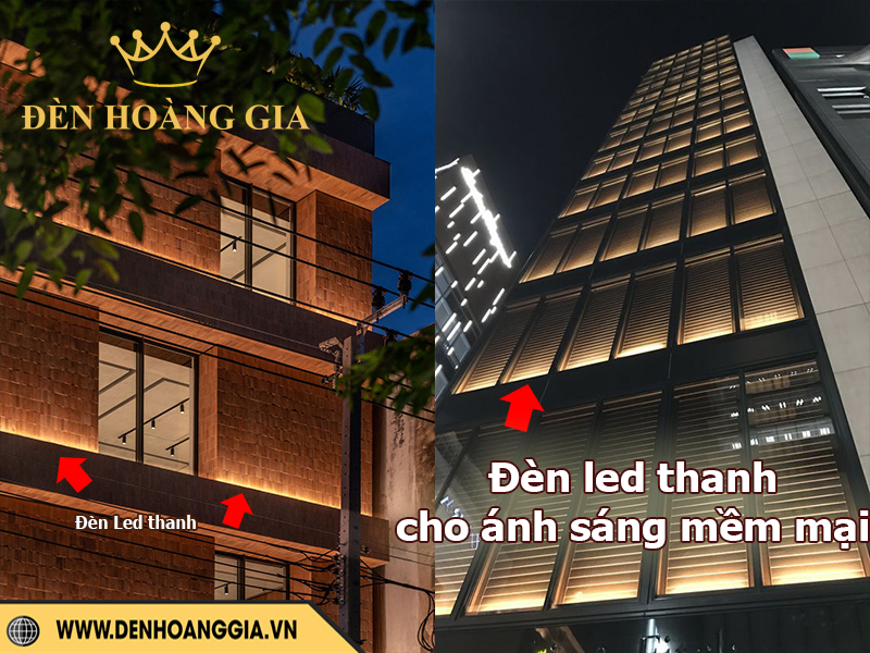 Đèn led thanh cho ánh sáng mềm mại