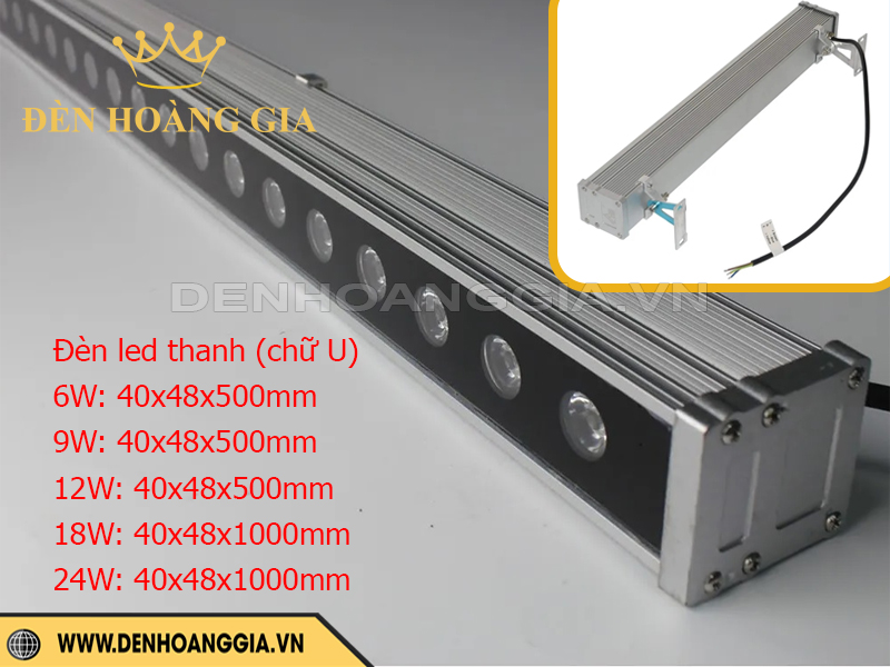 Đèn led thanh chữ U