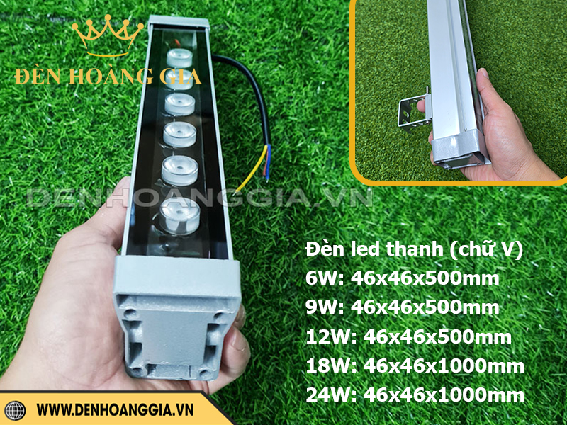 Đèn led thanh chữ V