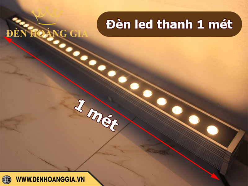 Đèn led thanh có kích thước 1 mét