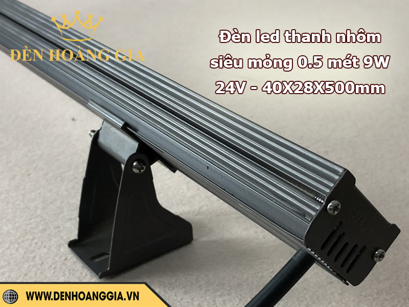 Đèn led thanh siêu mỏng 0.5 mét 9W (dùng điện 24V)