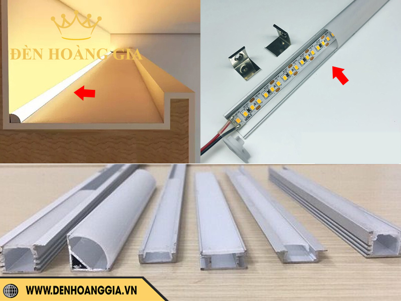 Ứng dụng của đèn led thanh nhôm Profile