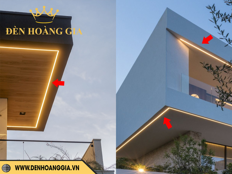 Đèn led thanh nhôm trang trí kiến trúc tòa nhà