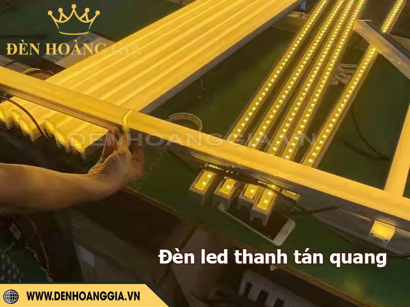Đèn led thanh tán quang nổi bật với ánh sáng dịu nhẹ, không gây chói mắt