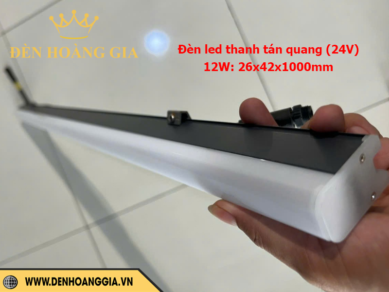 Đèn led thanh chao mica tán quang