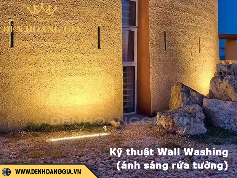 Chiếu sáng mặt tiền với kỹ thuật Wall Washing