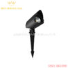 Đèn led cắm cỏ chiếu cây tam giác COB có mũ