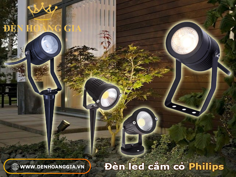 Đèn led cắm cỏ Philips