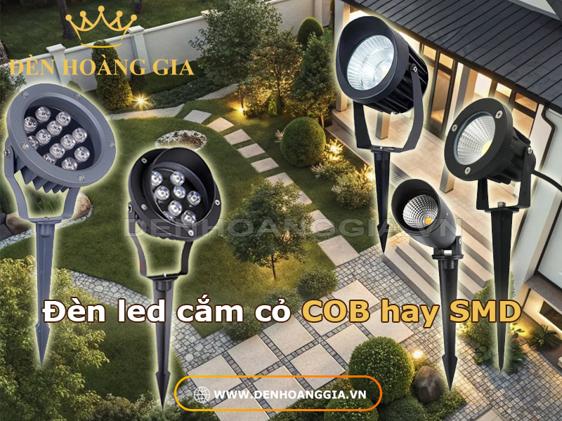Đèn led cắm cỏ COB và SMD