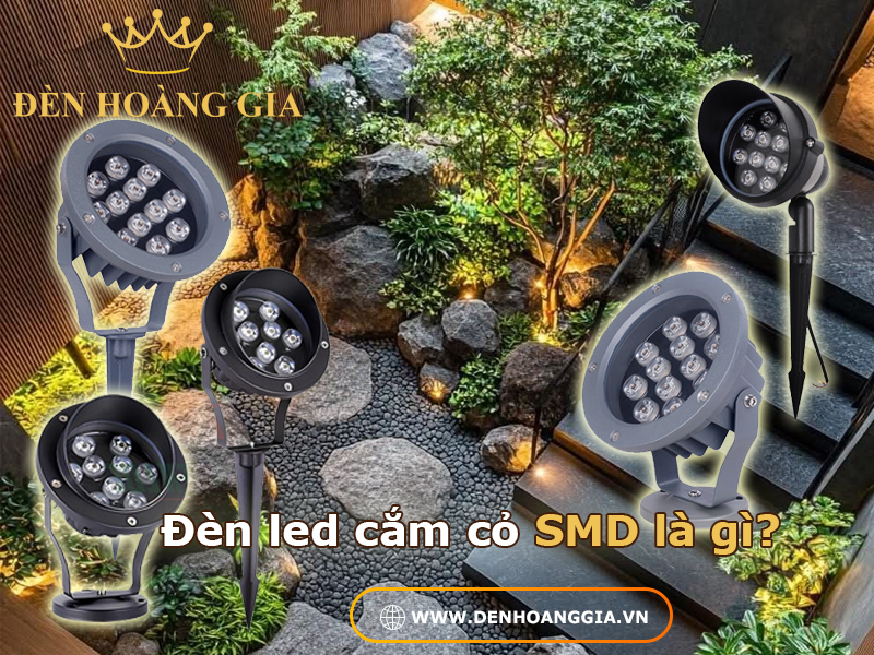 Đèn LED cắm cỏ SMD là gì?