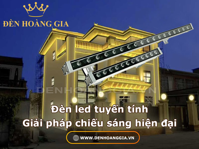 Đèn led tuyến tính là giải pháp chiếu sáng hiện đại
