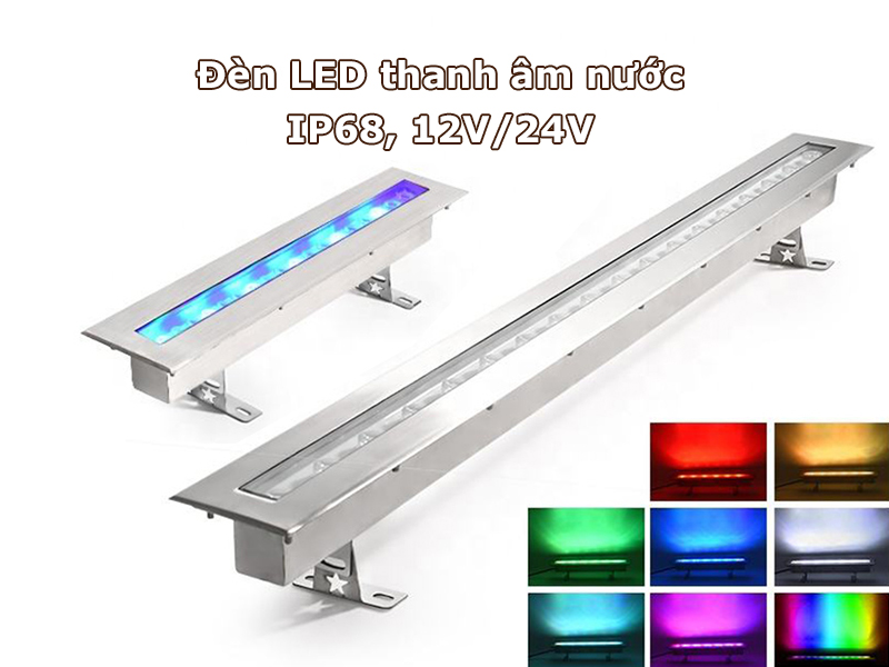 Đèn led thanh âm nước