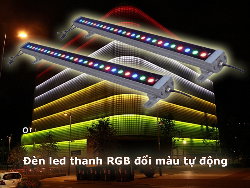 Đèn led thanh RGB đổi màu tự động