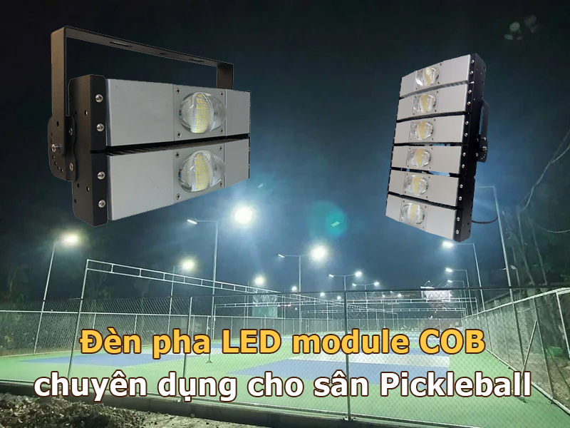 Đèn pha led module COB chuyên dụng cho sân Pickleball