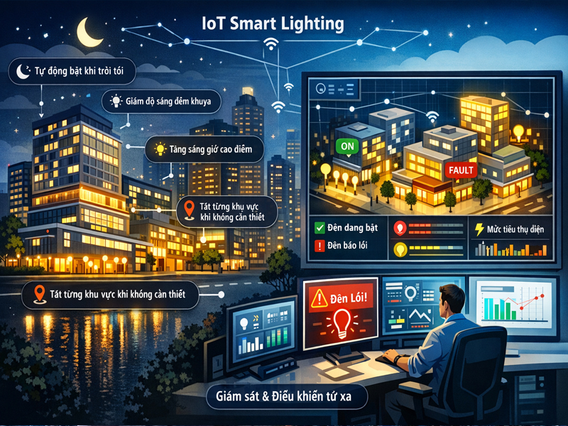 Hệ thống IOT thông minh mang lại nhiều lợi ích