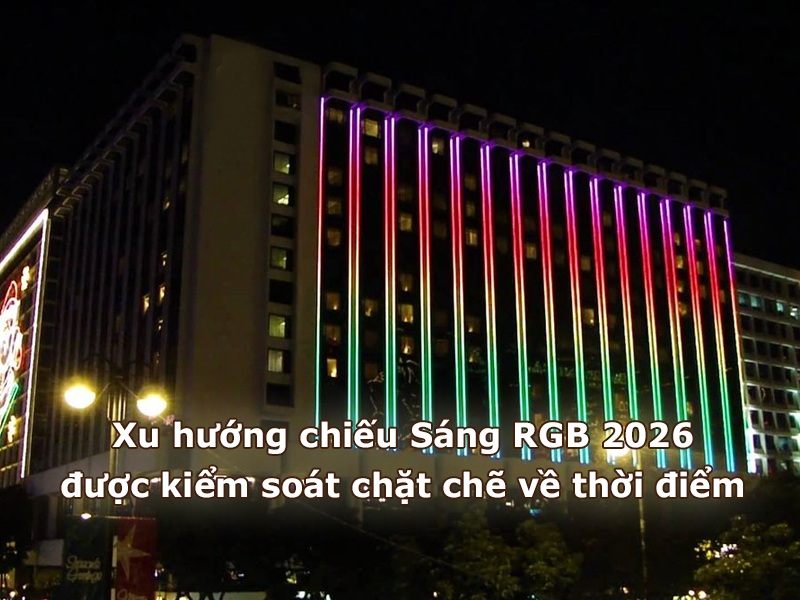 Xu hướng chiếu sáng RGB 2026