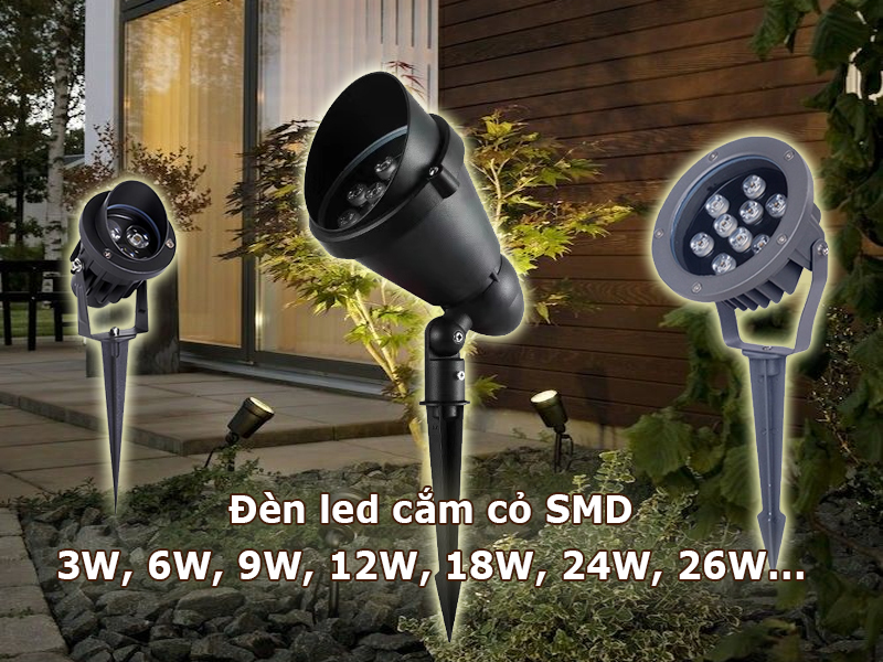 Công suất đèn led cắm cỏ SMD