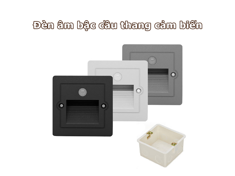 Đèn âm tường cảm biến