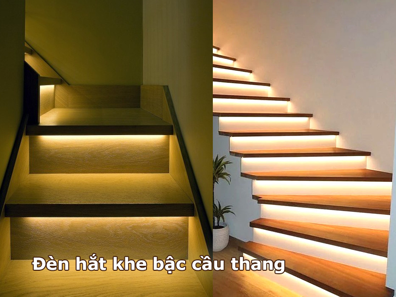 Đèn hắt khe bậc cầu thang