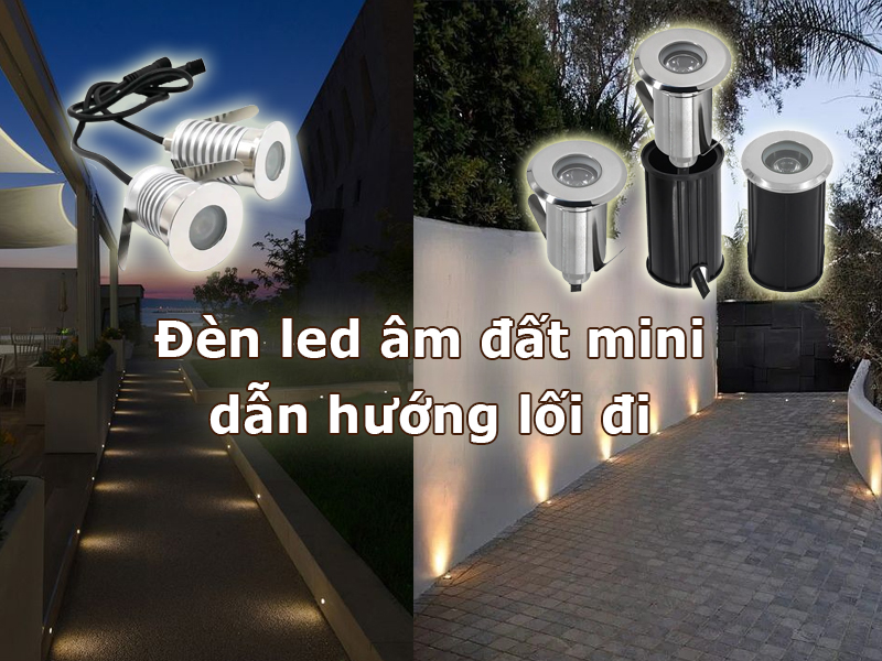 Đèn led âm đất mini dẫn lối đi tiết kiệm điện