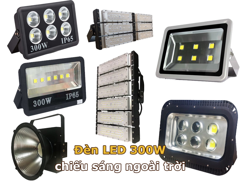 Đèn pha led 300W chiếu sáng ngoài trời