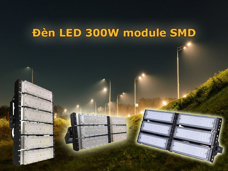 Đèn pha led module SMD 300W