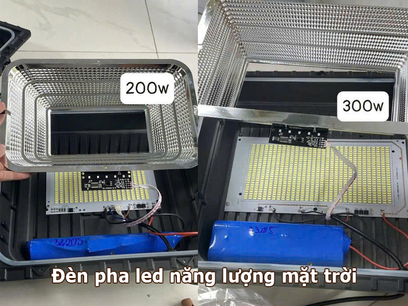 Cấu tạo đèn pha năng lượng mặt trời