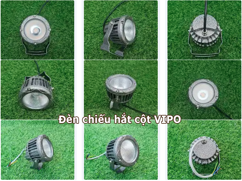 Đèn chiếu hắt cột VIPO: 10W, 20W, 30W, 50W
