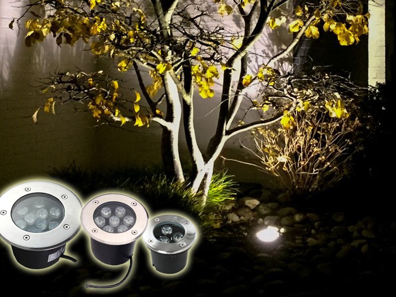Đèn led âm đất chiếu cây IP67