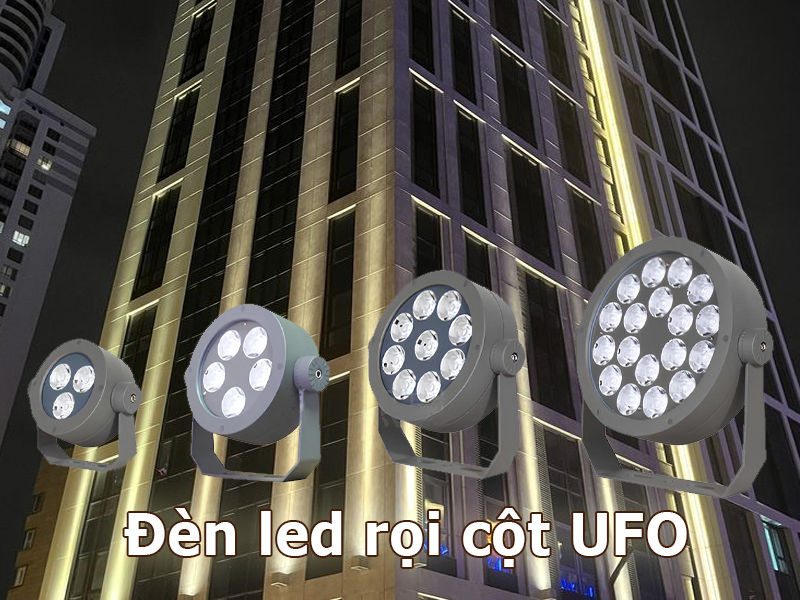 Đèn led rọi cột UFO