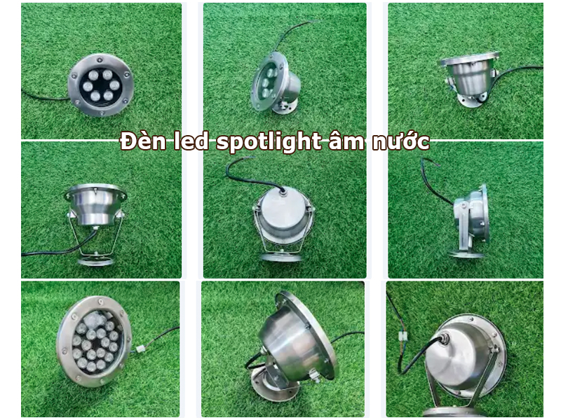 Đèn led spotlight âm nước