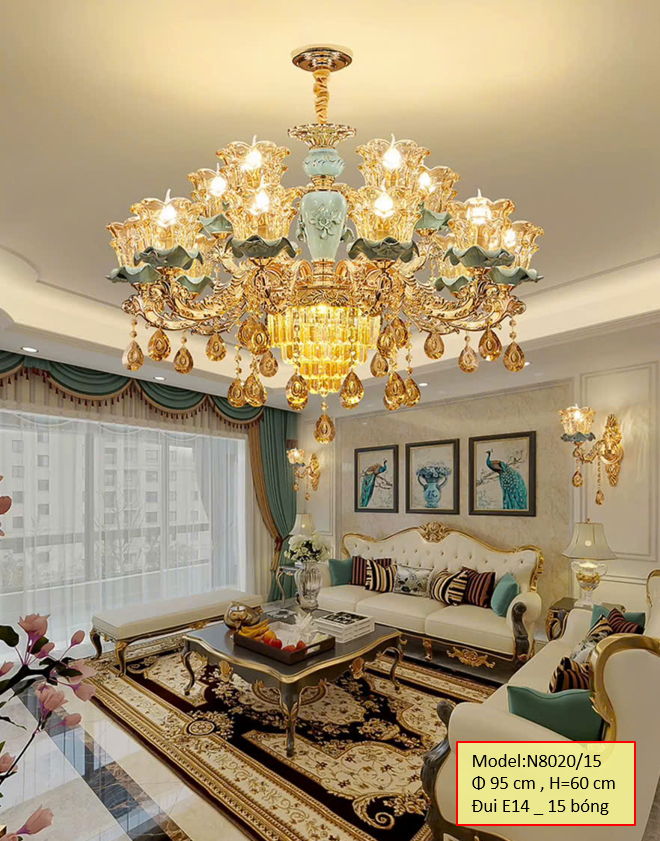 Đèn chùm N8020-15