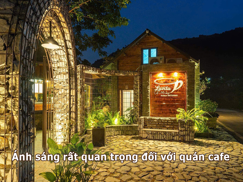 Nên đầu tư hệ thống ánh sáng bài bản cho quán cafe