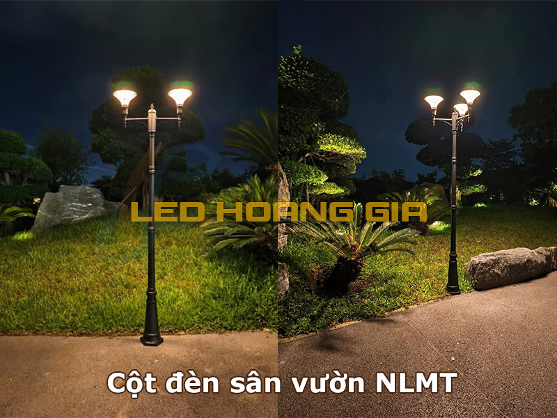 Cột đèn sân vườn nlmt