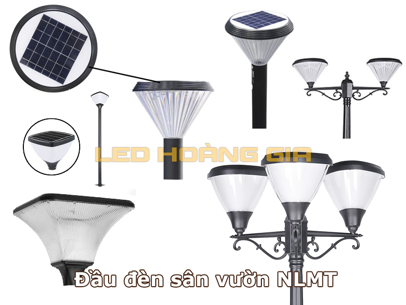 Đầu đèn sân vườn năng lượng mặt trời