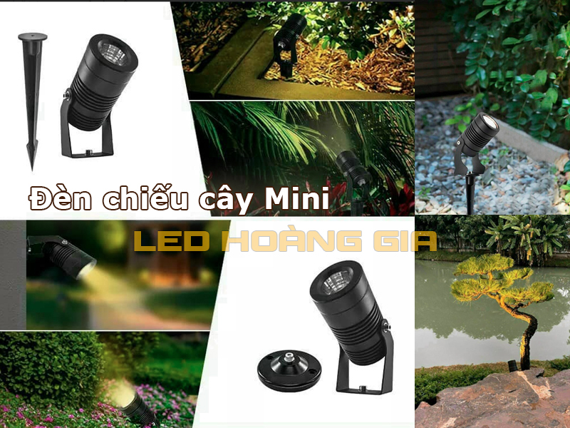 Đèn chiếu cây Mini