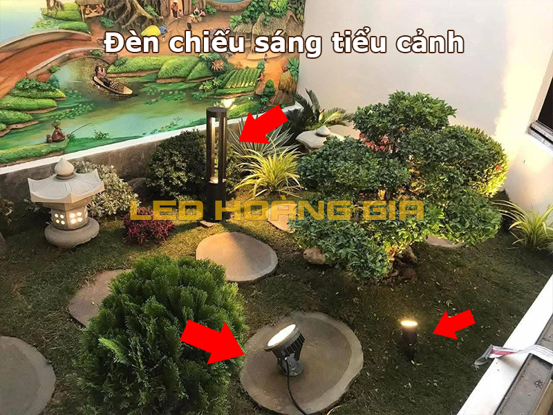 Đèn tiểu cảnh sân vườn