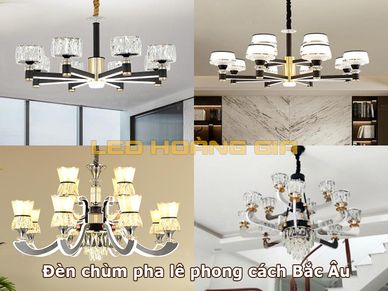 Đèn chùm phong cách Bắc Âu