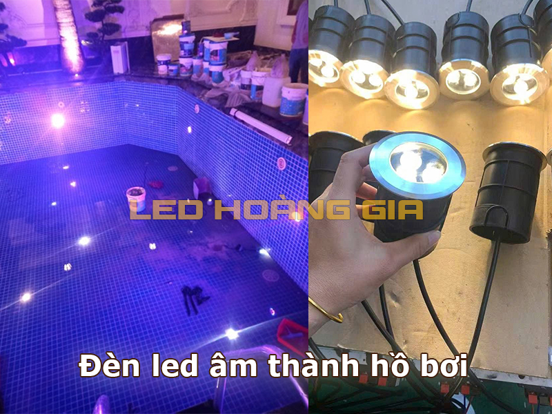 Đèn led âm thành hồ bơi