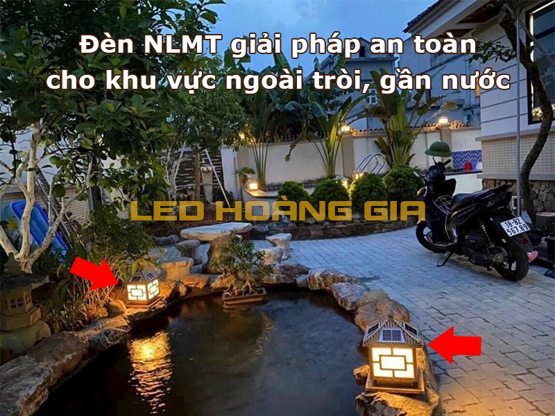 Đèn NLMT là giải pháp chiếu sáng an toàn ngoài trời