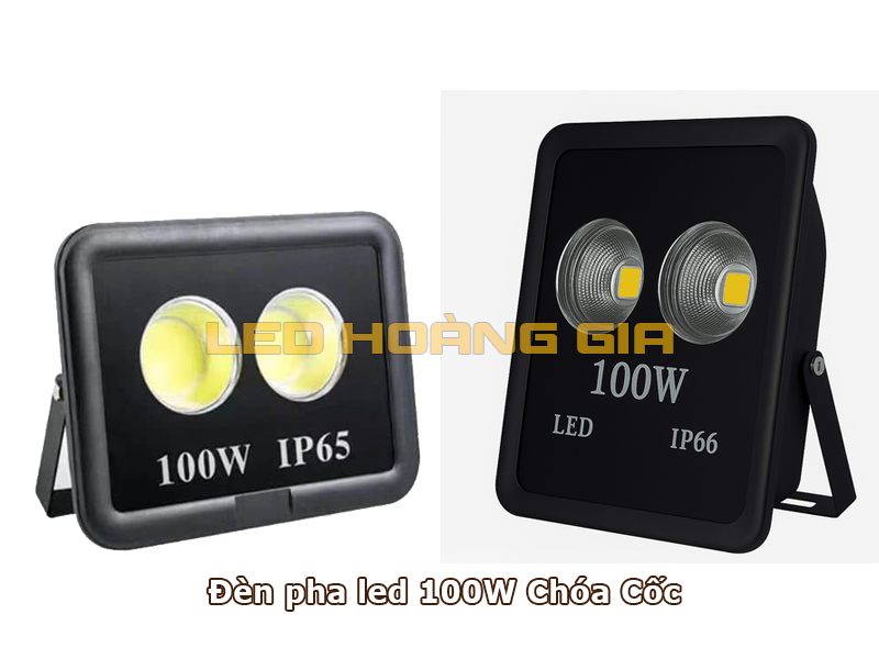 Đèn pha led 100W chóa cốc