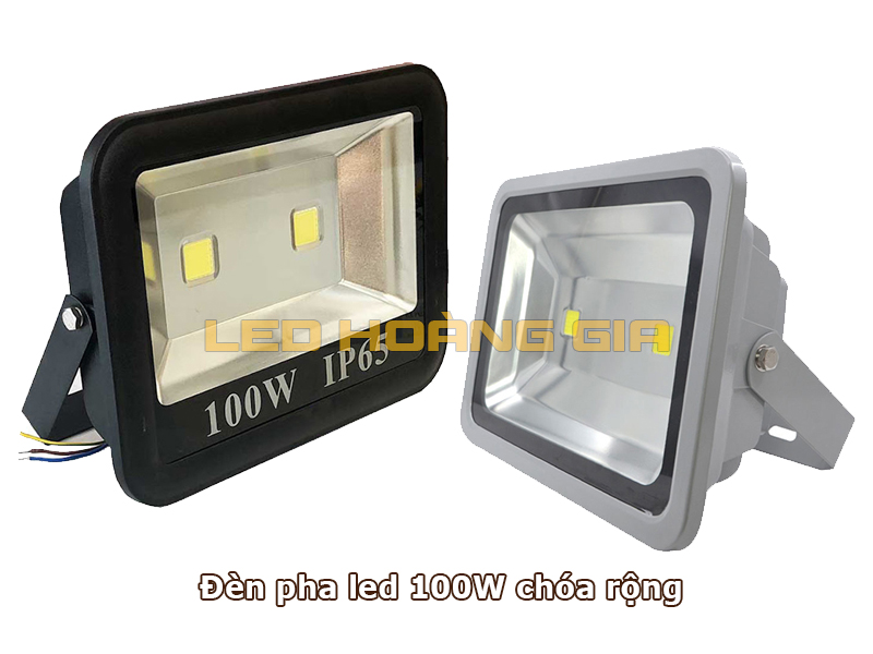 Đèn pha led chóa rộng 100W