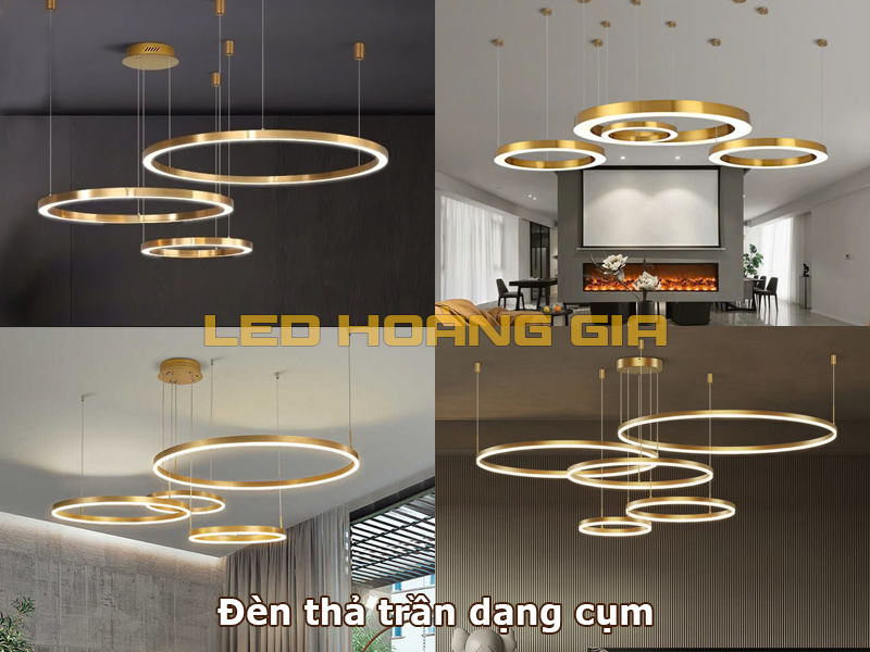Đèn thả trần dạng cụm