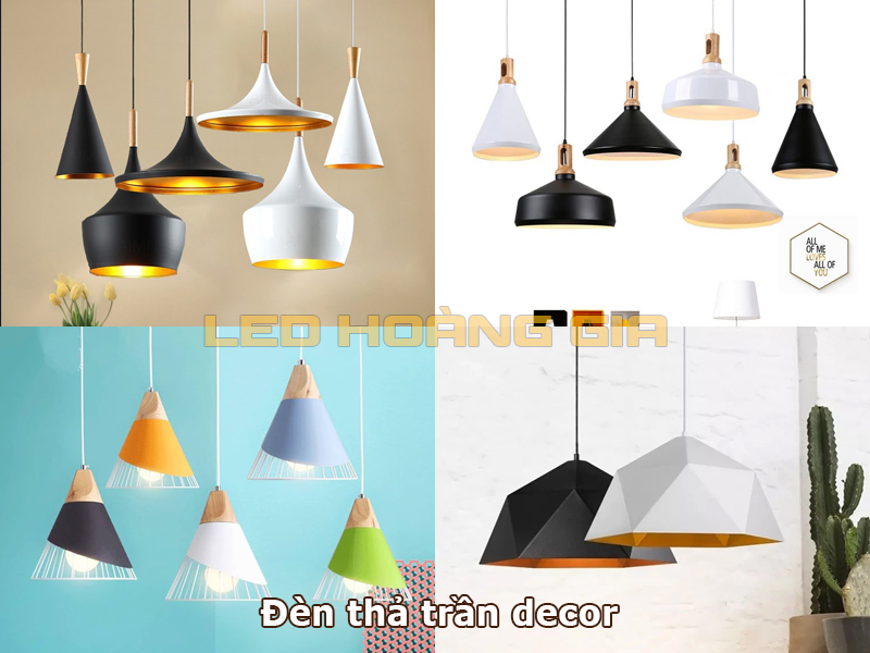 Đèn thả trần decor