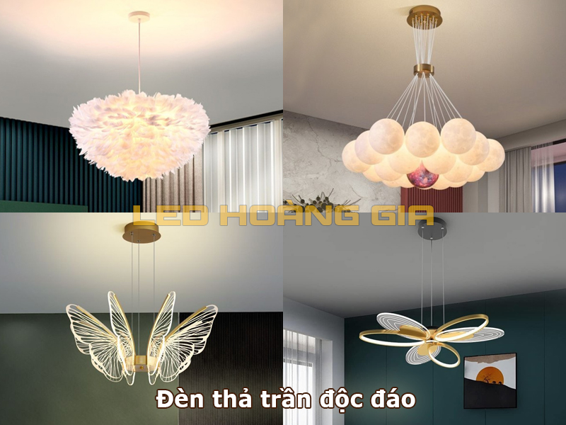 Một số mẫu đèn thả trần độc đáo khác