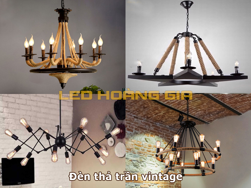Đèn thả trần dạng vintage