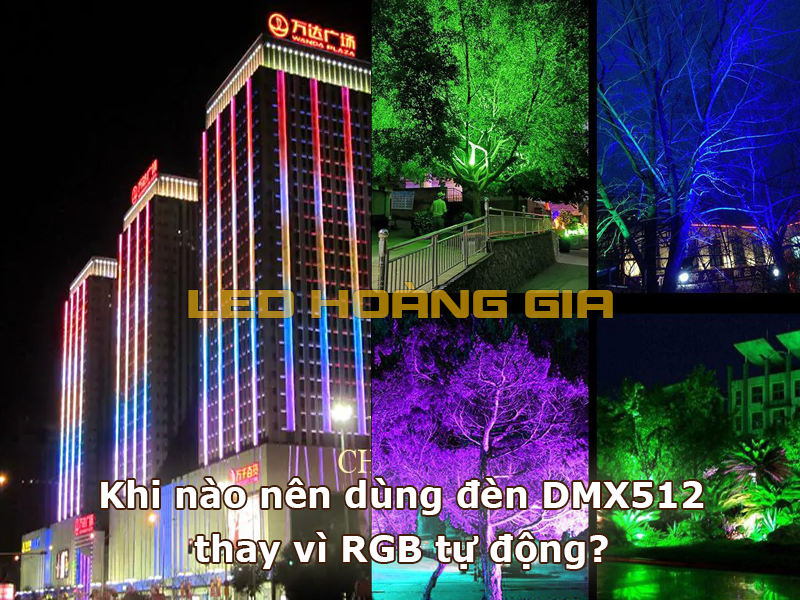 Khi nào nên lắp đèn DMX thay vì RGB tự động?