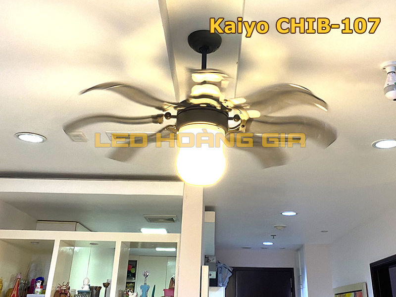 Quạt trần đèn trang trí Kaiyo CHIB-107