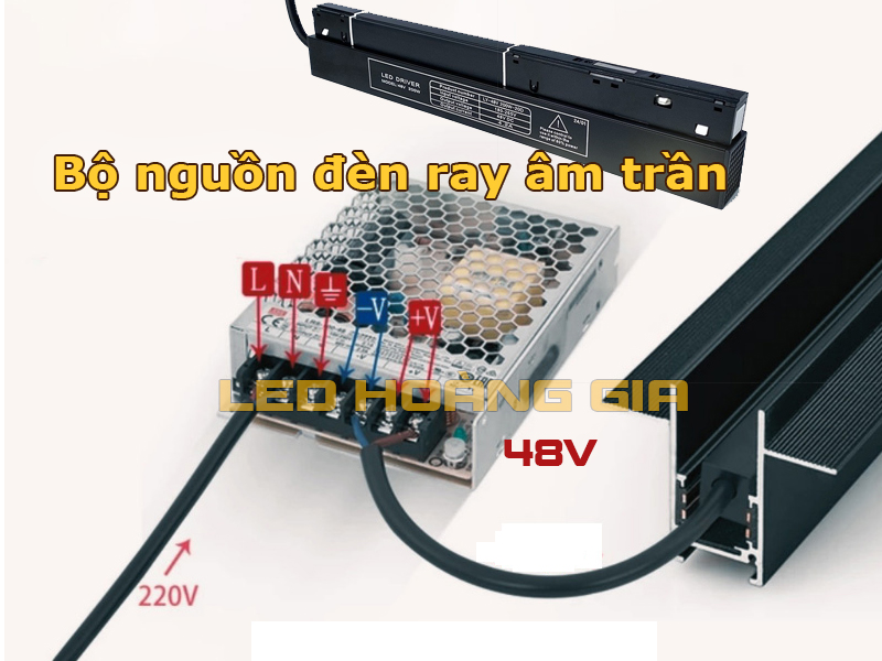 Bộ nguồn đèn ray nam châm